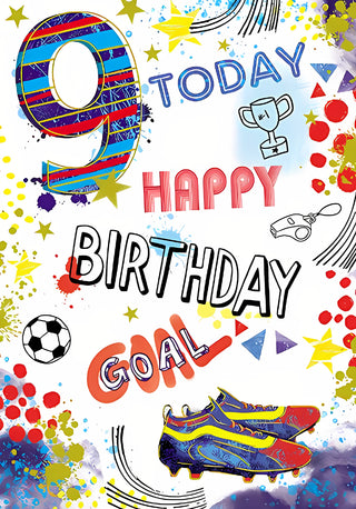 Age 9 Male - Greeting Card