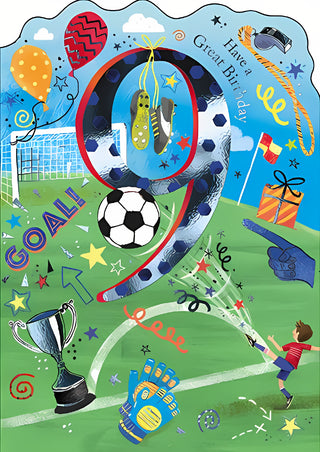 Age 9 Male - Greeting Card