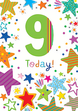 Age 9 Open - Greeting Card