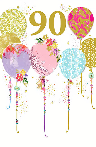 Age 90 Female - Greeting Card