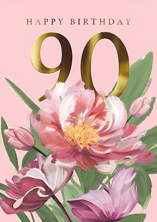 Age 90 Female - Greeting Card