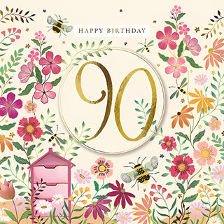 Age 90 Female - Greeting Card