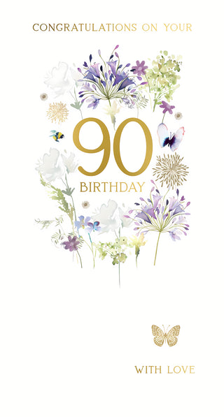 Age 90 Female - Greeting Card