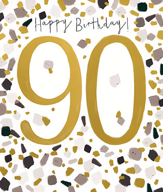 Age 90 Male - Greeting Card