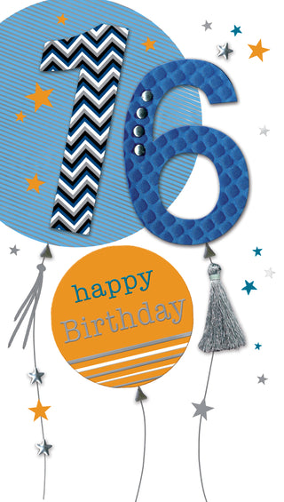 Age 16 Male - Greeting Card