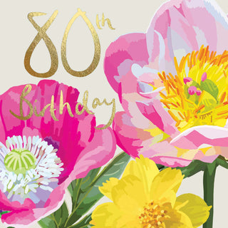 Age 80 Female - Greeting Card