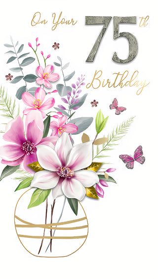 Age 75 Female - Greeting Card