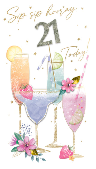 Age 21 Female - Greeting Card