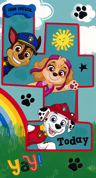 Age 4 Open - Greeting Card