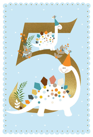Age 5 Male - Greeting Card