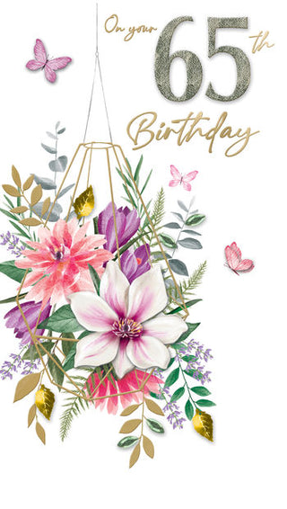 Age 65 Female - Greeting Card