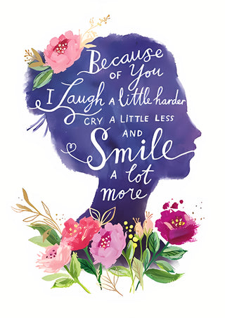Blank Female - Greeting Card