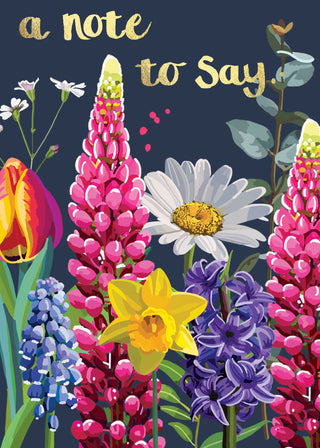 Just To Say - Greeting Card