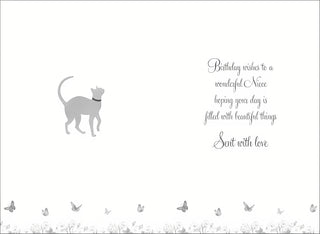 Niece - Greeting Card - Back