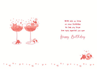Partner Female - Greeting Card - Back