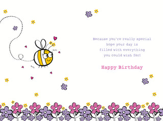 Sister - Greeting Card - Back
