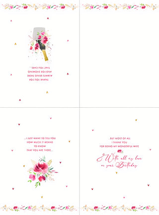 Wife - Greeting Card - Back