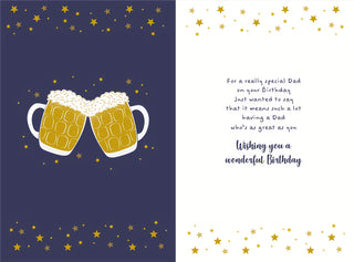Dad - Greeting Card - Back