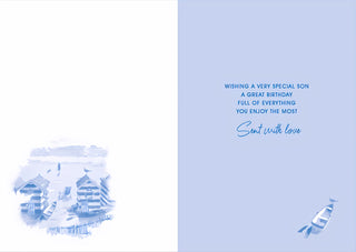 Son - Greeting Card - Back