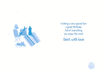 Son - Greeting Card - Back