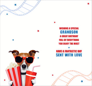 Grandson - Greeting Card - Back