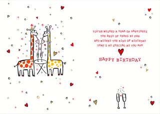 Partner Male - Greeting Card - Back