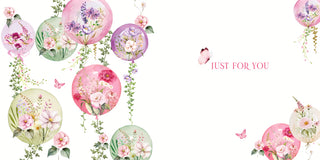 Open Birthday Female - Greeting Card - Back