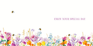 Open Birthday Female - Greeting Card - Back