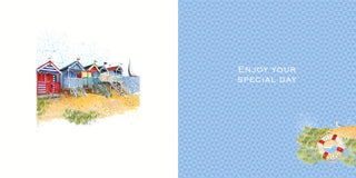 Open Birthday Male - Greeting Card - Back