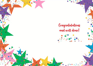 Driving Test Pass - Greeting Card - Back