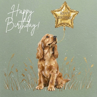 Happy Birthday Balloon Dog