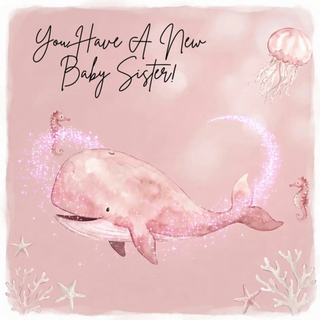 Happy Whale A New Baby Sister