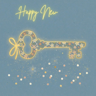 House Key New Home - Ecard