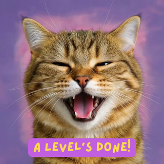 Kitty Cat A Levels Done