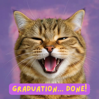 Kitty Cat Graduation Done