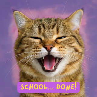Kitty Cat School Done