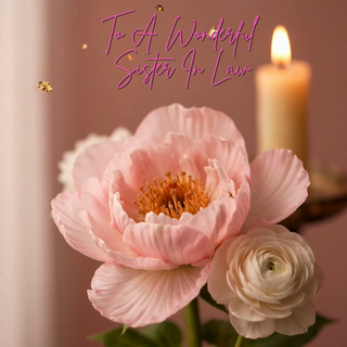 Pink Floral Birthday, Sister In Law - Ecard