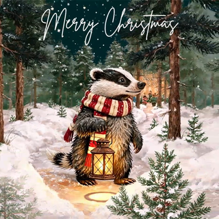 Polar Bear Lantern Merry Christmas