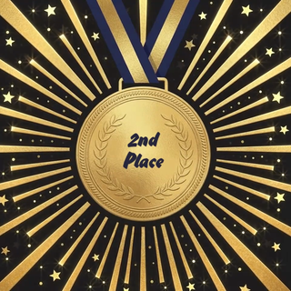 Second Place Congratulations Medal